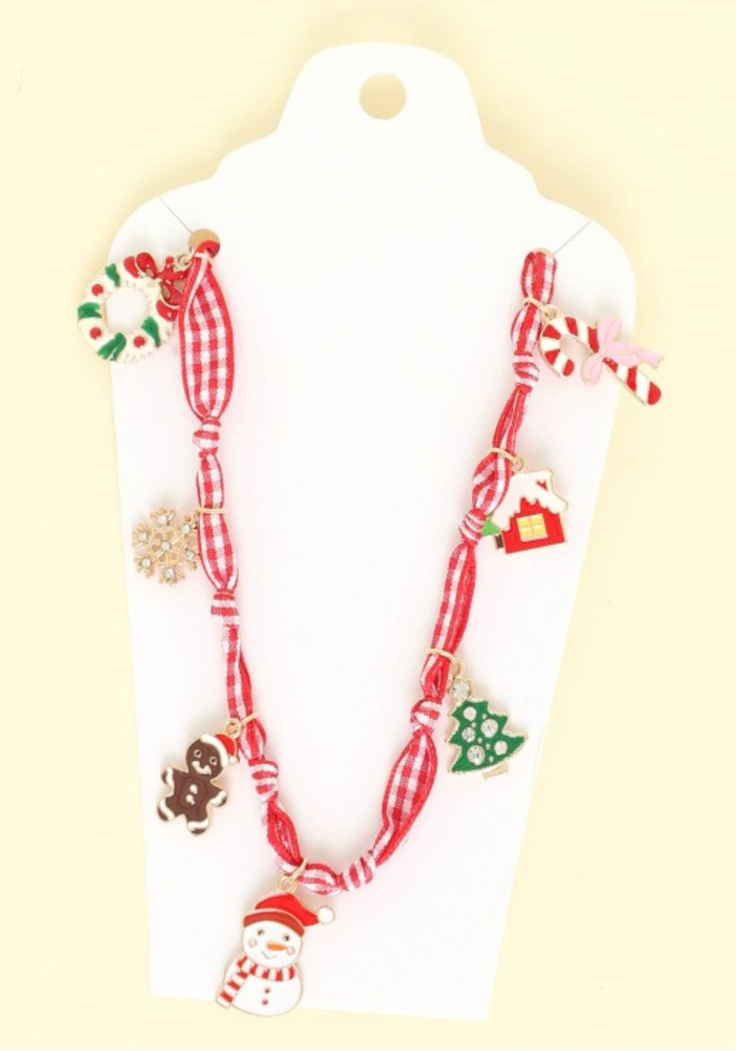 Christmas Themed Charm Necklace