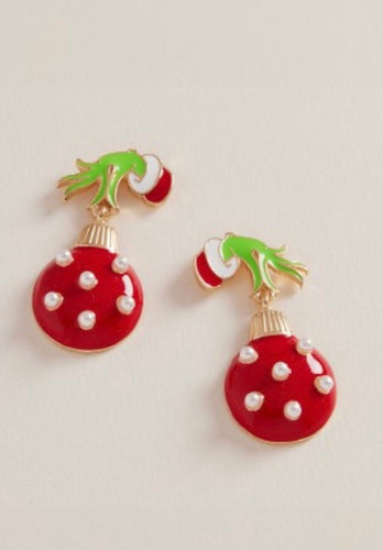 Grinch Earrings