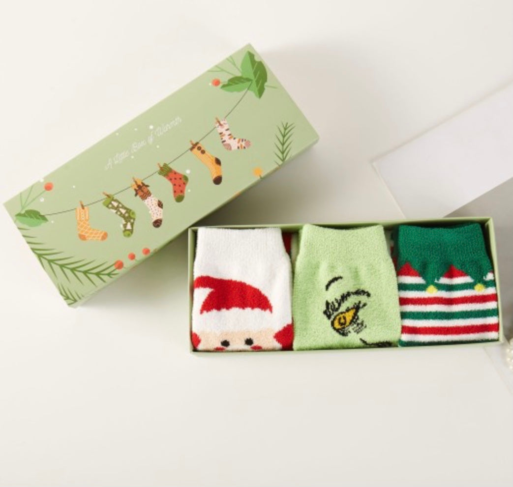 3-Pack Christmas Socks
